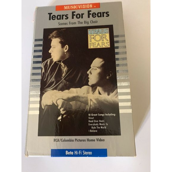 Vintage Tears For Fears Scenes From The Big Chair BETA Tape-Not VHS Rare - Picture 4 of 5